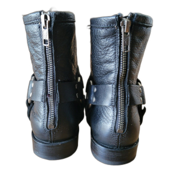 Frye Women's Back Zip Leather Booties Size 6.5 Western, Boho - Picture 5 of 10